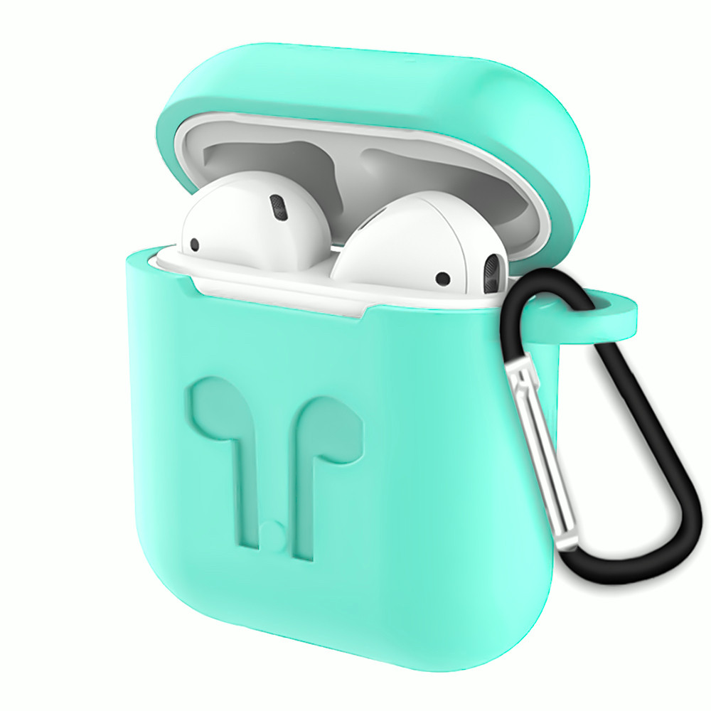 Чохол для навушників AirPods 1/2 м'ятний