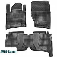 Коврики в салон для Volkswagen Touareg '10-18 резиновые, черные (AVTO-Gumm)