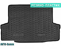 Коврик в багажник для Chevrolet Aveo '04-06 T200 Седан, резино-пластиковый (AVTO-Gumm)