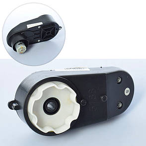 Редуктор дитячого електромобіля Bambi з мотором 390 класу 13000 RPM 12V вал 12, фото 1