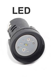 Світлодіодний індикатор AD16-16DS 24v AC/DC білий, фото 2