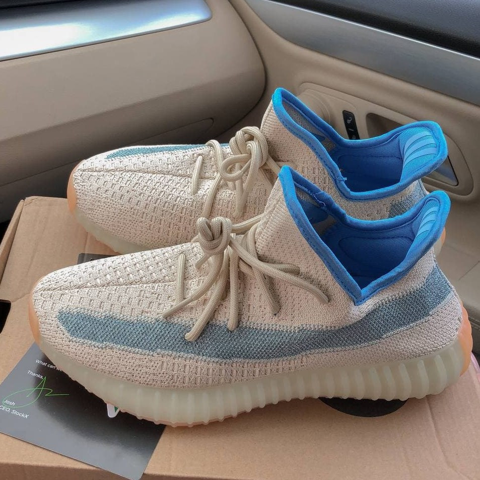 yeezy 350 beige blue