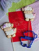 3D формочки-вирубки для пряників "Овечка 18"