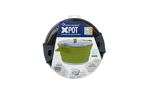 Кастрюля складана Sea To Summit X-Pot 2.8 L Charcoal, фото 2