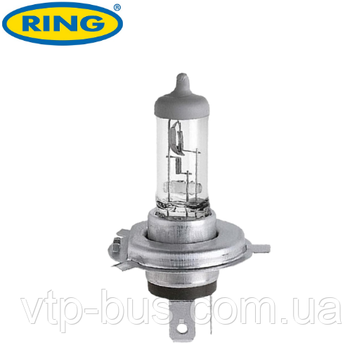 Автолампа галогенна H4 12 V 60/55 W P43t (1 шт.) Ring (Великобританія) R472