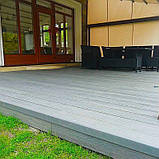 Террасна дошка Bruggan Elegant Light 3D Graphite Графіт, фото 4