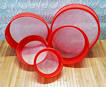 Сита пластикові для борошна набір з 5 штук | Набор пластиковых сит Round Strainer, 5 шт |