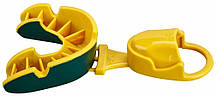 Капа боксерська OPRO Junior Silver Green/Gold (art.002190003), фото 6