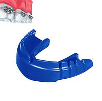 Капа OPRO Snap-Fit FOR BRACES Electric Blue+Strap (art.002318003)alleg Качество