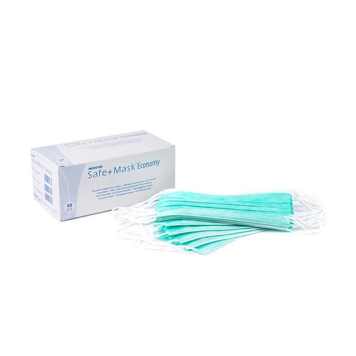 Маски медичні Medicom Safe+Mask "Eсonomy", зелена, фото 1