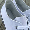 Білі кеди конверси converse white жіночі підліткові унісекс тканинні літні текстиль, фото 10