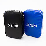 Маківара велика для відпрацювання ударів для боксу та єдиноборств із ПВХ OSPORT Lite (bx-0083) Синя, фото 2