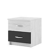 Тумба прикроватная Соня -2 шт (Світ меблів) 400х400х420мм, фото 2