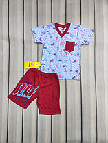 Літній комплект-піжама для хлопчика, шорти та футболка