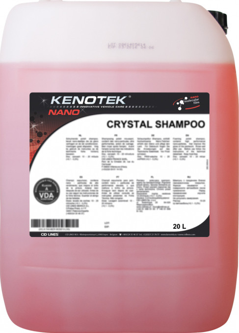 Нано шампунь для ручного миття автомобілів Kenotek Crystal Shampoo (Бельгія) 5л