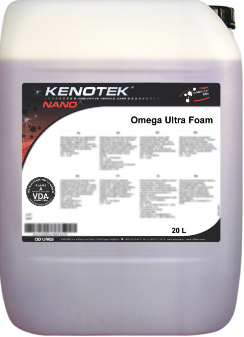 Автошампунь/Нано шампунь/Автошампунь для миття Kenotek Omega Ultra Foam (Бельгія) 5л