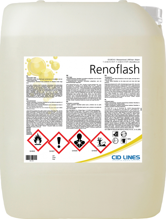 Kenotek Renoflash Бельгія 1л Антибітум.Видалення залишків клею