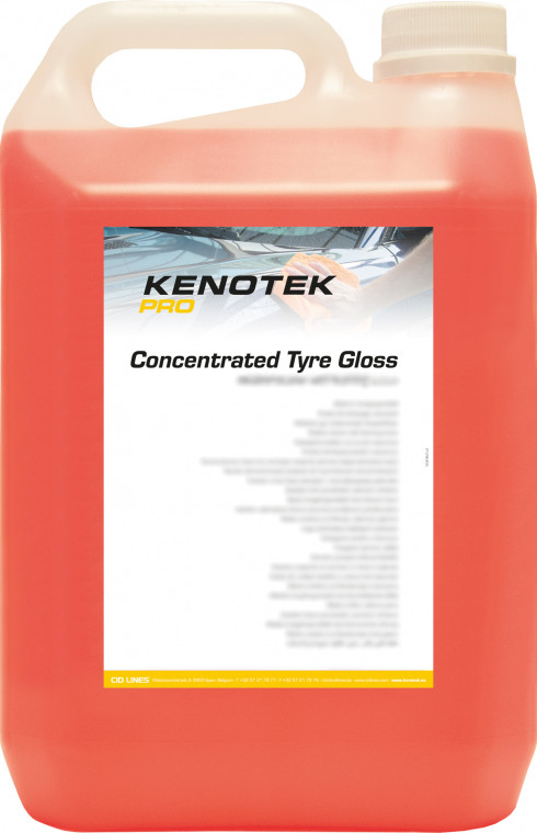 Чорнитель гуми і відновлювач пластику Kenotek Concentrated Tyre Gloss 1л