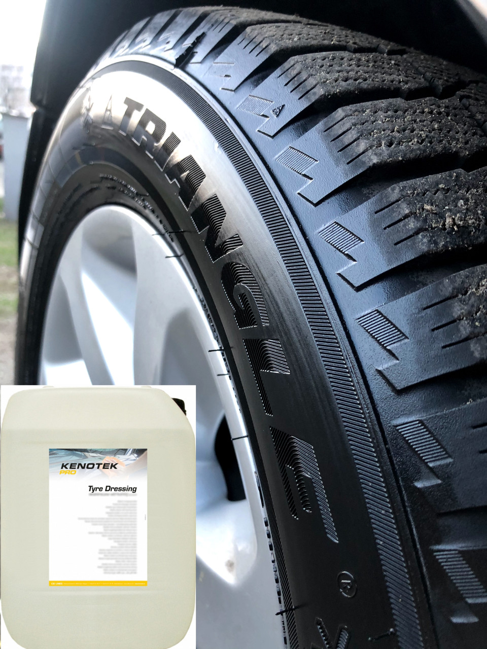 Kenotek Tyre Dressing Бельгія 1л Чернитель гуми Чернитель шин/відновлення пластику
