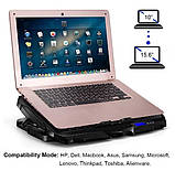 Охолоджуюча підставка для ноутбуків Laptop Cooler S18 17.3 ", фото 10