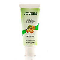 Скраб для обличчя Папая і Мед Джовіс/Papaya Honey face scrub/Jovees/100 г.