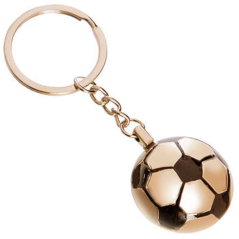 Брелок М'яч футбольний C-4961 (метал хром, d-3см, ціна за 1 шт.)
