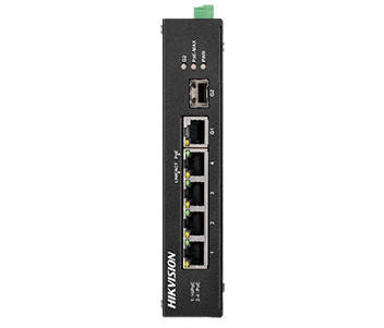 4-портовий некерований POE комутатор Hikvision DS-3T0306HP-E/HS, фото 2