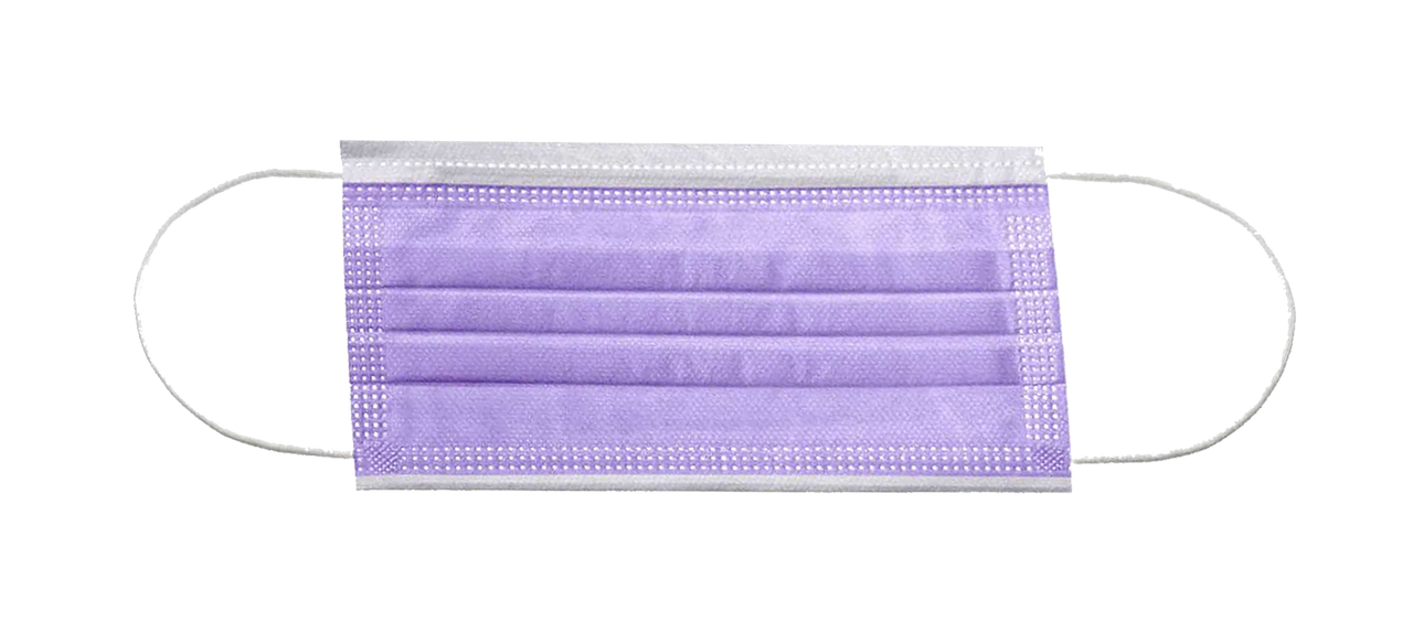 Маски медичні Medicom Safe+Mask "Eсonomy", фіолетові