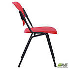 Стілець Рольф чорний пластик червоний, фото 7