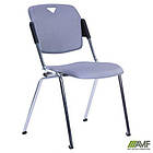 Стілець Рольф хром пластик сірий, фото 5