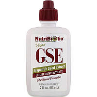 Екстракт кісточок грейпфрута GSE NutriBiotic рідкий концентрат насіння природний антибіотик 59 мл