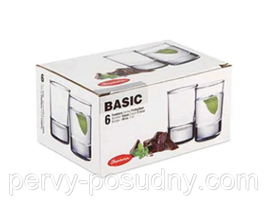 Набір стопок Pasabahce Basic 55 мл 6 шт (52837)