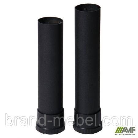 Ніжка каркаса ліжка чорна з метвиробами, фото 1