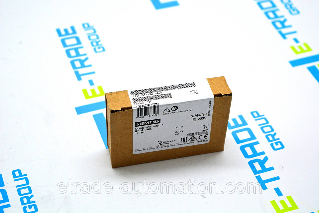 Модуль Siemens ES7134-4MB02-0AB0, фото 1
