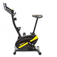 Велотренажер магнітний для дому до 125 кг Besport BS-1006B GAINER чорно-жовтий