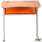 Парта учнівська одномісна 3 р.г., помаранч., фото 7