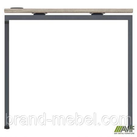 Стіл керівника SIG-221L (1800х800х750мм) Чорний графіт/В'яз Ліберті Димчастий, фото 1