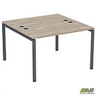 Робоча станція SIG-150 (1187х1200х750) Чорний граф/В'яз Ліберті, фото 5