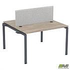 Елемент станції з кронштейнами одинар.+Перегор SIG-503 (1187х1200х750) Чорний граф/В'яз Ліберті/Сірий, фото 5