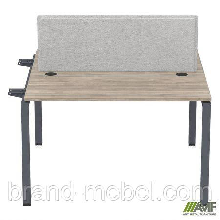 Елемент станції з кронштейнами одинар.+Перегор SIG-503 (1187х1200х750) Чорний граф/В'яз Ліберті/Сірий, фото 1