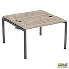 Елемент станції з кронштейнами одинар. SIG-501 (1387х1200х750) Чорний граф/В'яз Ліберті, фото 5