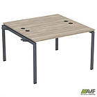 Елемент станції з кронштейнами одинар. SIG-502 (1587х1200х750) Чорний граф/В'яз Ліберті, фото 5