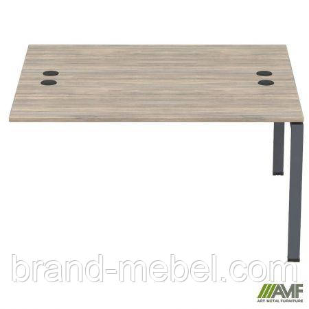 Елемент приставної станції з укороч. перемичками SIG-510 (1187х1200х750) Чорний граф/В'яз Ліберті, фото 1