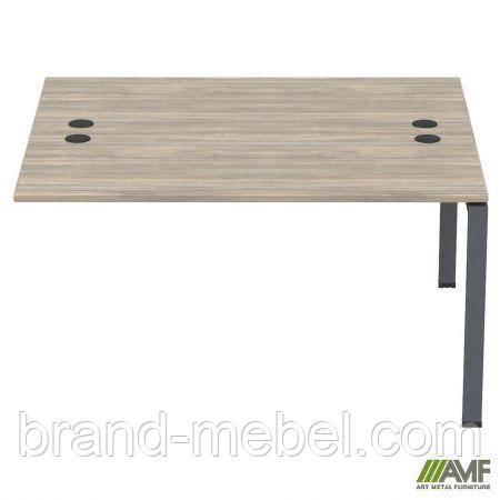 Елемент приставної станції з укороч. перемичками SIG-511 (1387х1200х750) Чорний граф/В'яз Ліберті, фото 1