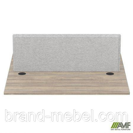 Стільниця станції пристав. з укороч. перемич + Перегор SIG-523 (1187х1200х750) Чорний гр/В'яз Ліб/Сірий, фото 1