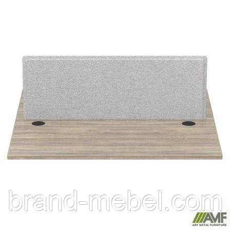 Стільниця станції пристав. з укороч. перемич+Перегор SIG-524 (1387х1200х750) Чорн.гр/В'яз Ліб/Сірий, фото 1