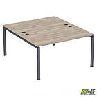 Робоча станція SIG-161 (1387х1600х750) Чорний граф/В'яз Ліберті, фото 5