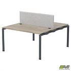 Елемент станції з кронштейнами одинар. + Перегор SIG-533 (1187х1600х750) Чорний граф/В'яз Ліберті /Сірий, фото 5