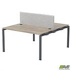 Елемент станції з кронштейнами одинар.+Перегор SIG-534 (1387х1600х750) Чорний граф/В'яз Ліберті/Сірий, фото 5