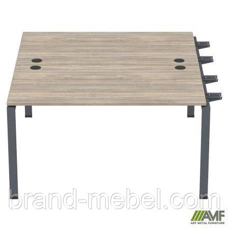 Елемент станції з кронштейнами одинар. SIG-532 (1587х1600х750) Чорний граф/В'яз Ліберті, фото 1